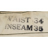 Pantalon moutarde, 34 x 35, 1943