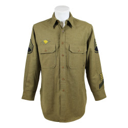 Chemise moutarde, Staff Sergeant, 15 x 32