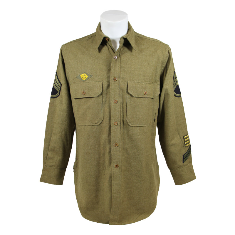 Chemise moutarde, Staff Sergeant, 15 x 32