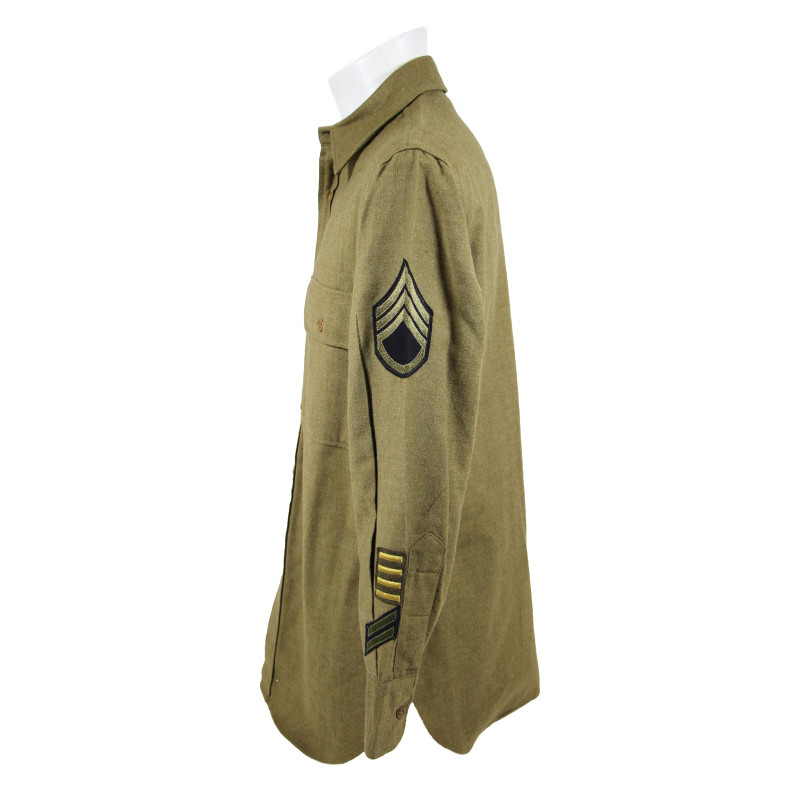 Shirt, Flannel, OD, Staff Sergeant, 15 x 32