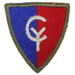 Insigne, 38th Infantry Division, dos vert 1943