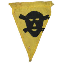 Fanion allemand de signalisation de mines, casque M1
