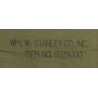 Trousse chirurgicale, Supplemental Instrument Set, WM. W. STANLEY CO., INC., Item No. 9325200