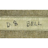 Chemise moutarde, 14 x 33, USAAF, matricule partiel