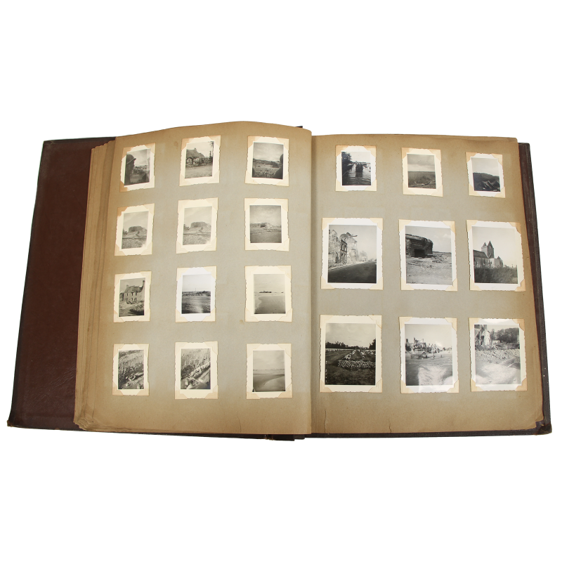 Album, Scrapbook, Pfc. Ralph Grube, 351st Engineer General Service Regiment, ETO