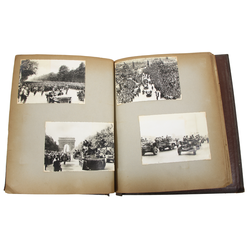 Album, Scrapbook, Pfc. Ralph Grube, 351st Engineer General Service Regiment, ETO