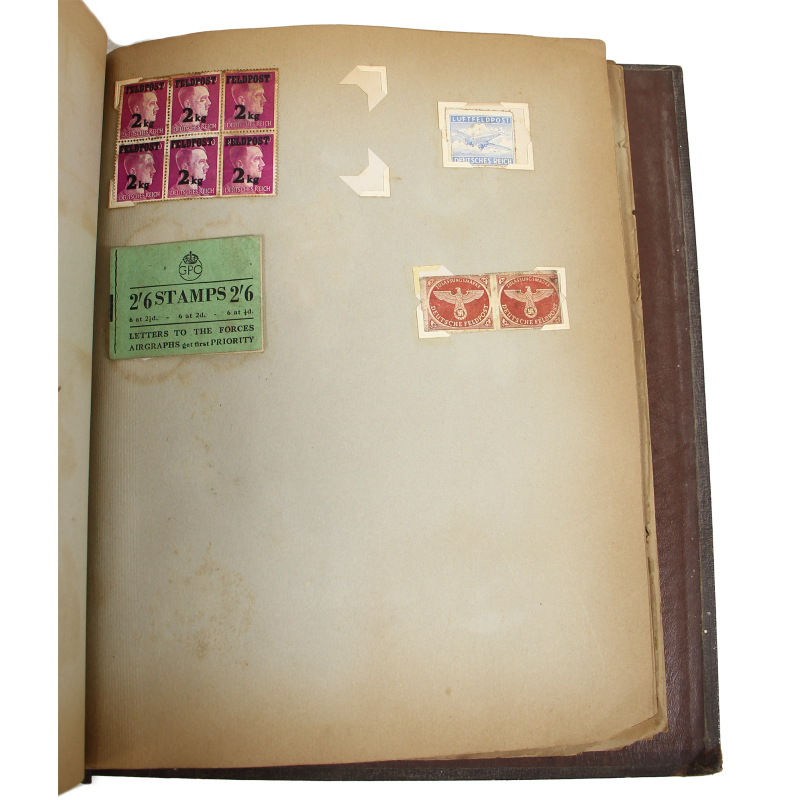 Album, Scrapbook, Pfc. Ralph Grube, 351st Engineer General Service Regiment, ETO