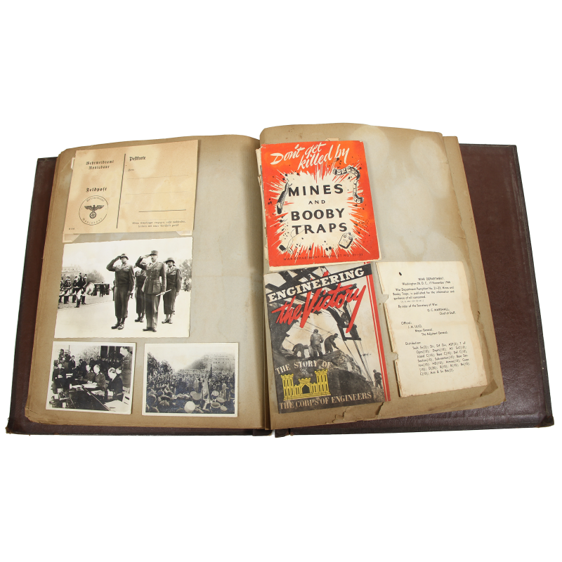 Album souvenir, Pfc. Ralph Grube, 351st Engineer General Service Regiment, ETO