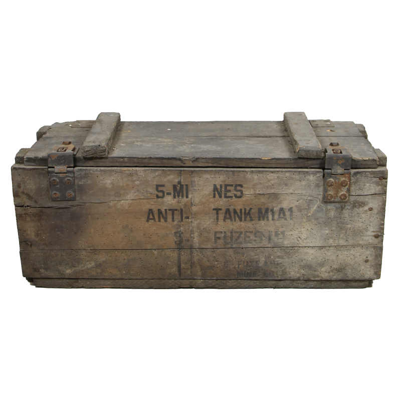 Caisse de mines antichar M1A1, US Army, août 1943