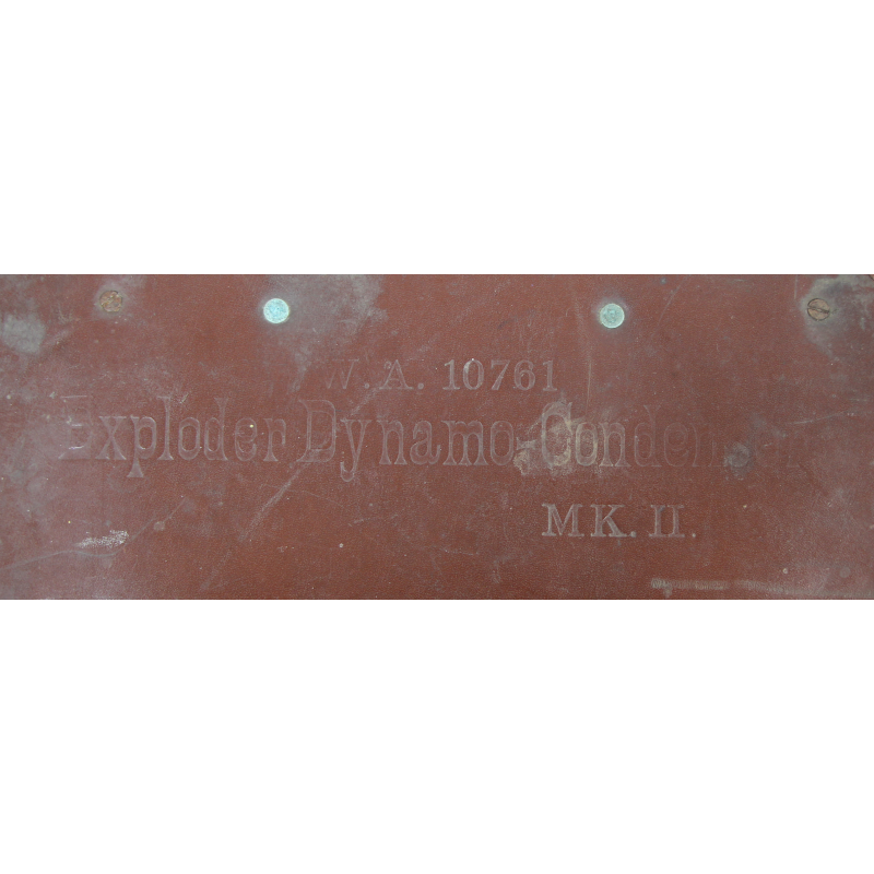 Exploder, Dynamo, Condenser, MK II, With leather case