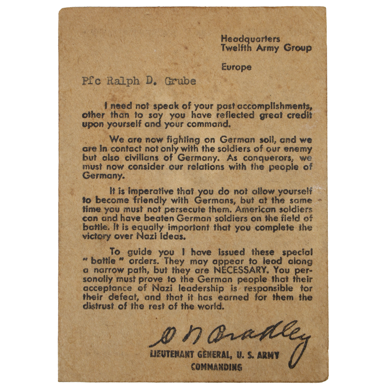 Album souvenir, Pfc. Ralph Grube, 351st Engineer General Service Regiment, ETO