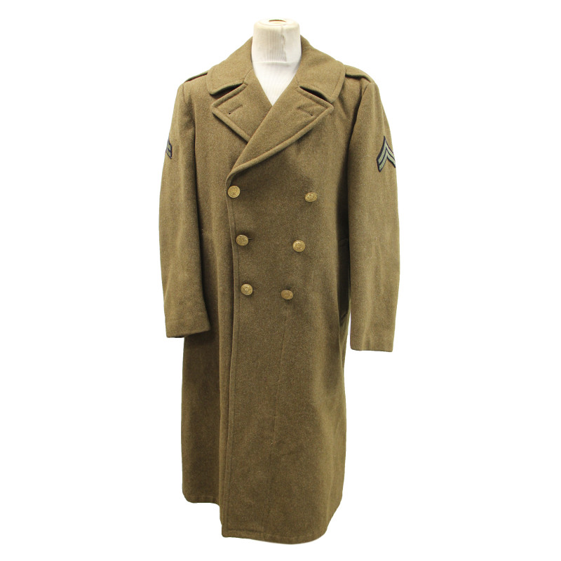 Overcoat, Wool, US Army, 1941, 42R, Corporal
