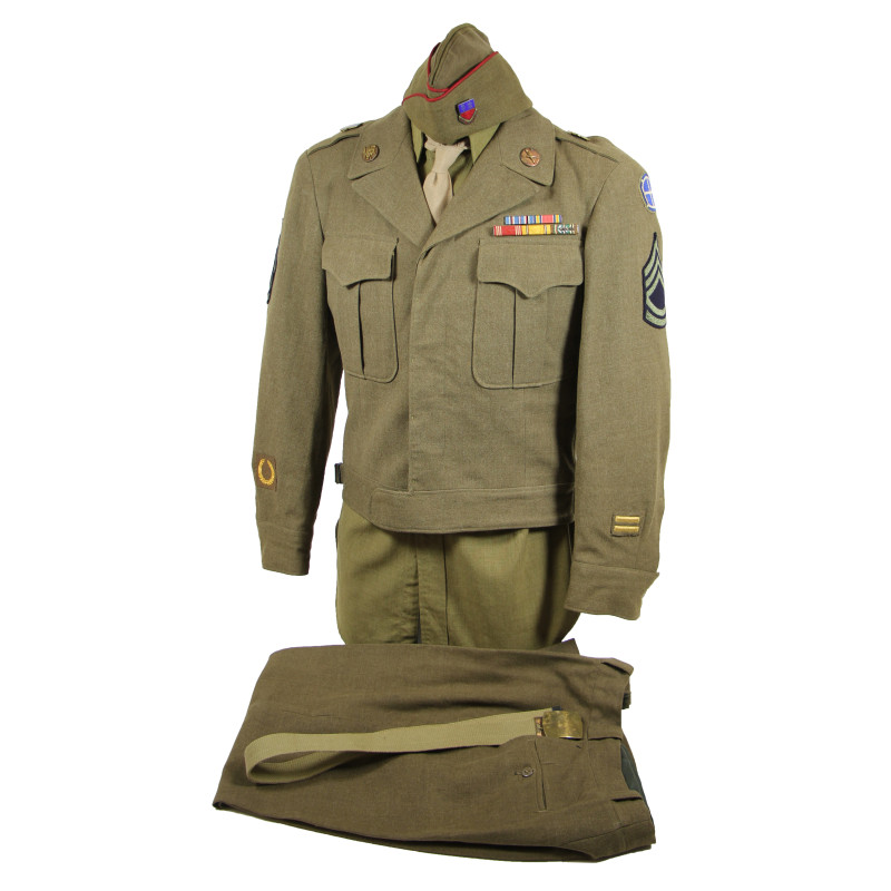Uniforme, Technical Sergeant, 161st Field Arty Bn., 35th Infantry Division, ETO