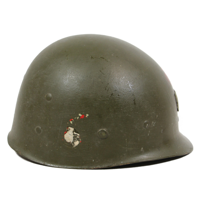 Liner, Helmet, M1, WESTINGHOUSE, Green A Washers, Captain, 90th Infantry Division