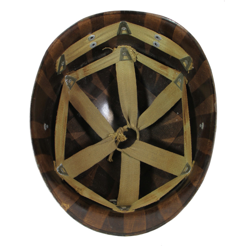 Sous-casque M1 (liner), WESTINGHOUSE, A washers verts, Captain, 90th Infantry Division