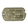 Plaques d'identité, Dog Tags, S/Sgt. Orville Downey, Hq. Co., 1st Bn., 517th PRCT, Provence, 1944