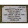Plaques d'identité, Dog Tags, S/Sgt. Orville Downey, Hq. Co., 1st Bn., 517th PRCT, Provence, 1944
