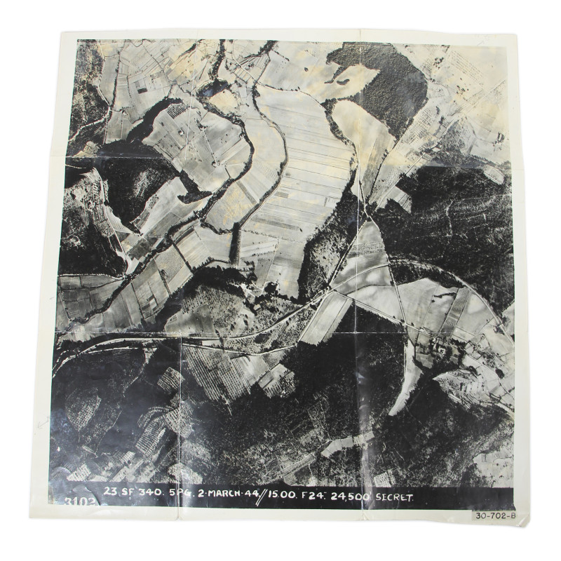 Photograph, Aerial Reconnaissance, March 2, 1944, 'Secret'