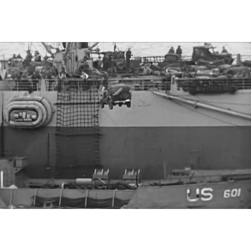 Barge de débarquement, LCT-601, Jour J, Normandie