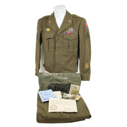 Grouping, Pfc. Charles Witters, Medic, 120th Inf. Regt., 30th Infantry Division, WIA, ETO