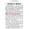 Grouping, Pfc. Charles Witters, Medic, 120th Inf. Regt., 30th Infantry Division, WIA, ETO