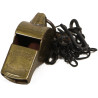 Sifflet en laiton, THUNDERER, Made in U.S.A.