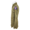 Chemise moutarde, USAAF, matricule partiel