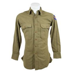 Shirt, Wool, USAAF, Laundry Number