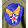 Chemise moutarde, USAAF, matricule partiel