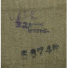 Chemise moutarde, USAAF, matricule partiel