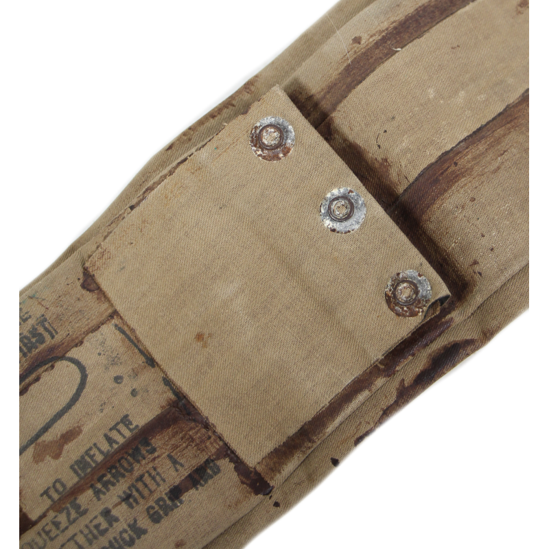 Bouée de débarquement, M-1926, US Navy, trois boutons pression, U.S. RUBBER CO. 1943
