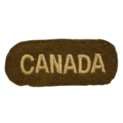 Title, Canada, brodé