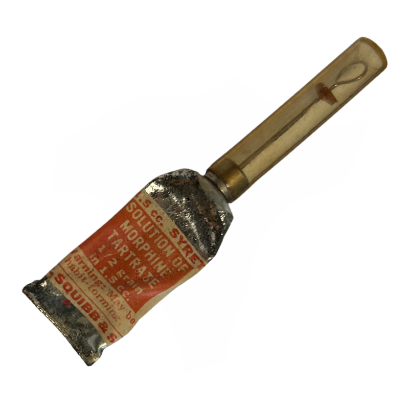 Syrette, Morphine, E.R. SQUIBB & SONS, US Army Medical Department