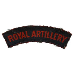 Title, Royal Artillery, imprimé