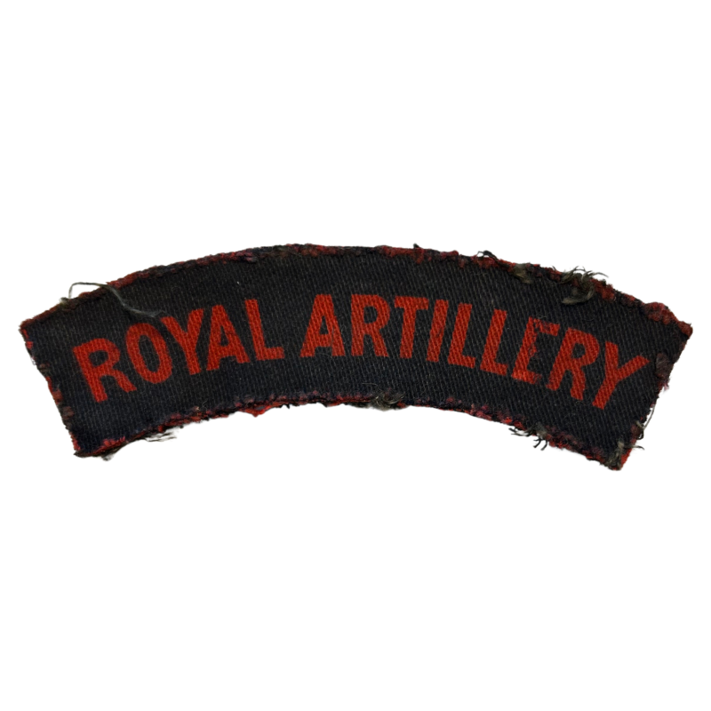 Title, Royal Artillery, Printed