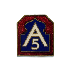 Crest, DUI, Fifth Army, GEMSCO, Pin Back