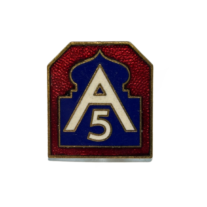 Crest, DUI, Fifth Army, GEMSCO, Pin Back