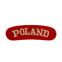 Title, Polish Armed Forces in the West, brodé