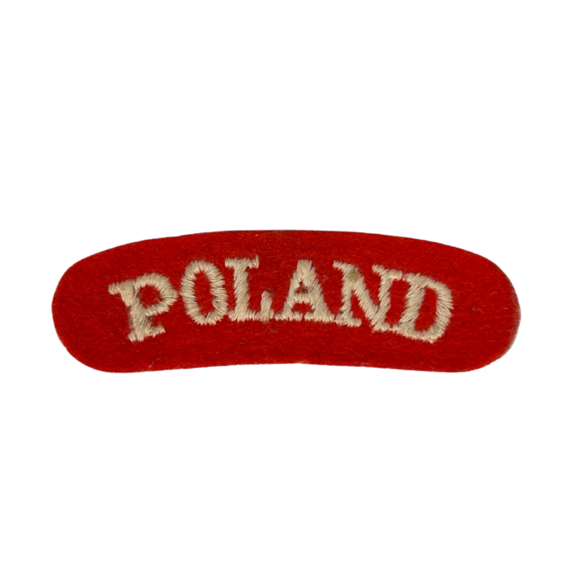 Title, Polish Armed Forces in the West, brodé
