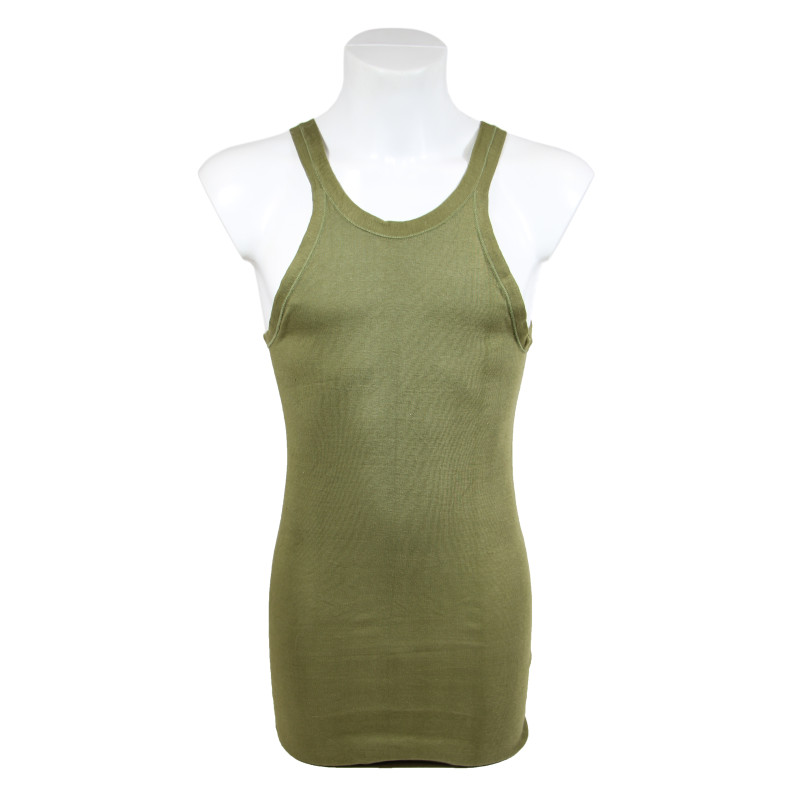 Undershirts, Cotton, Summer, Sleeveless, O.D., size 38, 1945