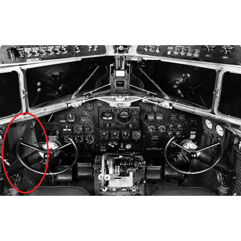 Doublure isolante, cockpit, C-47 Skytrain, USAAF