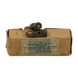 Box, Cartridge, Pistol, German, 9mm, Normandy, 1941-1944