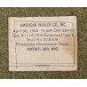 Blanket, Wool, US Army, AMERICAN WOOLEN CO., INC., Type I, 1943