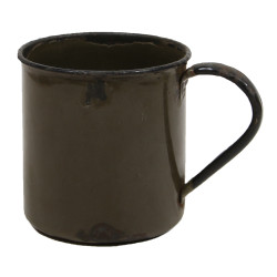 Quart émaillé britannique, marron, ANGLO /I\ 1945