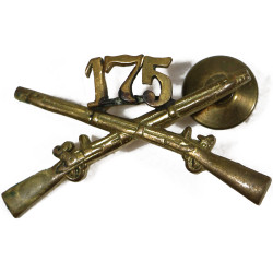 Insignia, Collar, Officer, 175th Inf. Regt., 29th Infantry Div., Isigny
