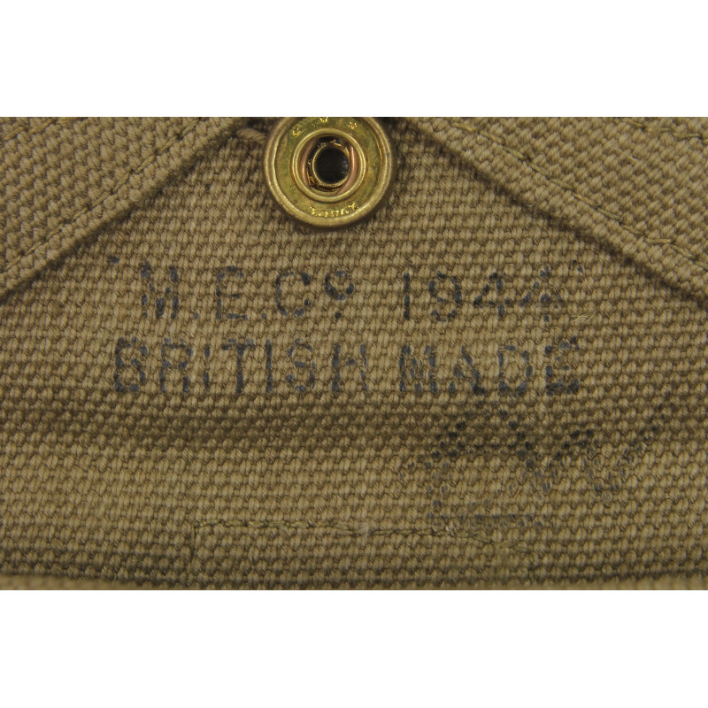 Pochette à pansement M-1942, British-Made, M.E. Co. 1944, avec pansement