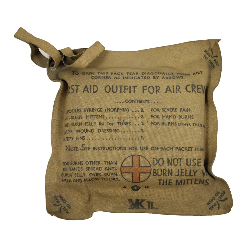 First Aid Outfit for Air Crew, Mk II, Air Ministry, Intact
