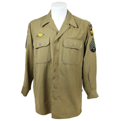 Shirt, Wool, T/4, 507th PIR, 82nd/17th Airborne Division