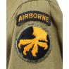 Chemise moutarde, T/4, 507th PIR, 82nd/17th Airborne Division