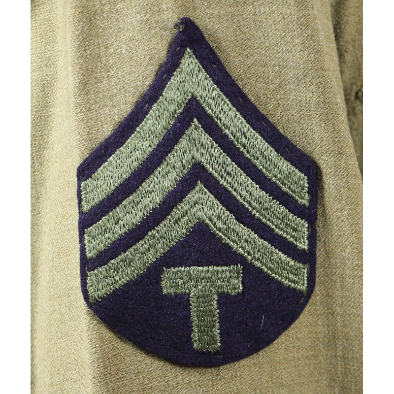 Chemise moutarde, T/4, 507th PIR, 82nd/17th Airborne Division